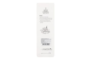 Свеча волнистая красная 15см №01KYYW005 Greenwich Рroducts Co. Limited 12шт
