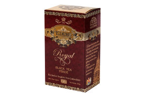 Чай чорний листовий Pekoe Royal Edems к/у 100г