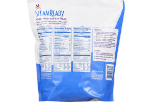 Ahold Steam Ready Single Serve Vegetable Packets - Broccoli Florets, Peas, Corn - 6 CT