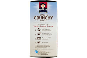 Quaker Warm & Crunchy Granola Cranberry Almond