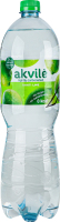 Вода слабогазована Akvile Лайм 1,5л ПЕТ