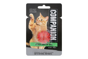 Companion Cat Toy Spiked Light Up Ball