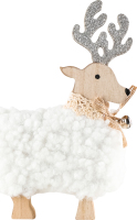 Прикраса декоративна Білий олень 833832