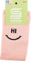 Шкарпетки підл Premier socks Hi-Bye рожевий р23-25