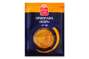 Приправа Карі Fine Life м/у 20г