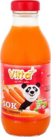 Сік VITTA+ Моркв'яно-Полуничний 330мл