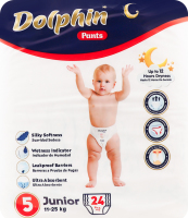 Підгузки-трусики юніор 5 11-25кг 24шт Долфін