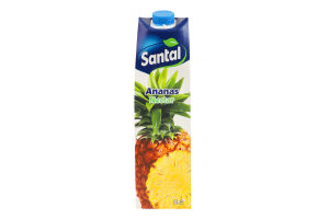 Нектар восстановленный пастеризованный ананасовый Santal т/п 1л