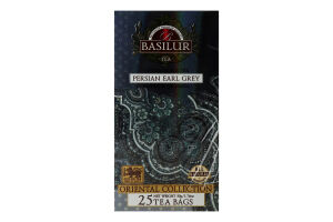 Чай черный Persian Earl Grey Oriental Collection Basilur к/у 25х2г