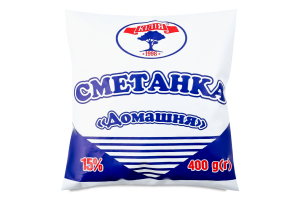 Сметанний продукт Кілія 15% 400 г п/е Домашня