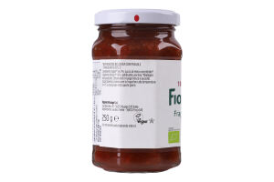 Джем клубнично-земляничный органический пастеризованный Bio Fiordifrutta с/б 260г
