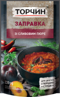 Заправка пастеризованная со сливовым пюре Торчин д/п 220г