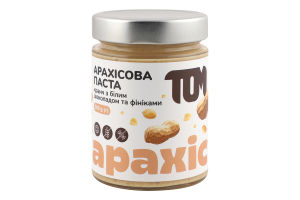 Паста арахисовая Кранч с финиками и белым шоколадом Том с/б 300г