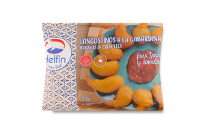 Чипси Delfin хрусткі з креветками 40% заморожені