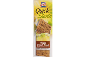 Lance Quick Starts Breakfast Biscuit Sandwiches Maple French Toast Packs - 5 CT