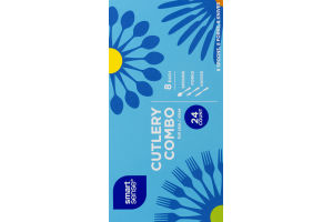 Smart Sense Cutlery Combo - 24 CT