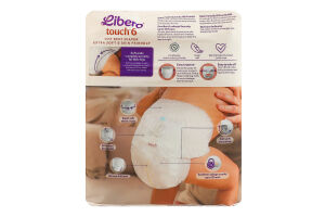 Трусики-подгузники для детей 13-20кг 6 Touch Libero 24шт