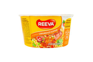 Лапша быстрого приготовления со вкусом жареной курицы Reeva ст 75г