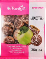 Пряники с начинкой со вкусом яблоко-корица Крошка Toniya м/у 350г