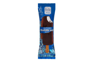 Морозиво 10% ескімо з комбінованим складом сировини в кондитерській глазурі Львівське Лімо м/у 70г