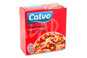 Салат мексиканский с тунцом Calvo к/у 150г