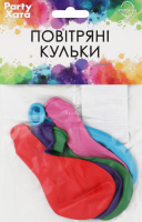 Кулька латексна пастель 25см 5шт 1111-5651 Паті Хата