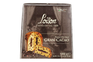 Кекс Loison Панеттоне шок дроп-шок крем Gran Cacao