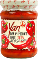 Ікра з червоного перцю гостра Yan с/б 250г