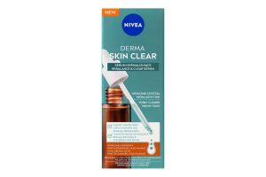 Сироватка для відновлення водного балансу та чистої шкіри Derma Skin Clear Nivea 30мл
