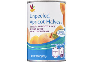 Ahold Unpeeled Apricot Halves