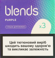 Виріб тютюновмісний для електричного нагрівання з фільтром Blends Purple 60шт