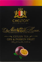 Чай чорний цейлонський листовий OPA&Passion fruit Благородний будинок Chelton в/с к/у 100г