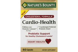 Nature's Bounty Cardio-Health Cholesterol Formula - 60 CT