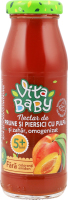 Нектар сливово-персиковий з м"якоттю та цукром від 5місяців 175мл твіст/б Віта Бейбі
