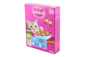 Корм сухой полнорационный для котов с тунцом Whiskas к/у 300г