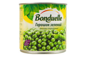 Горошек зеленый стерилизованный Bonduelle ж/б 400г