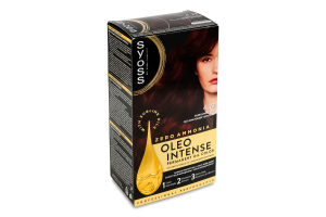 Крем-фарба для волосся безаміачна формула збагачена олією Oleo Intense №4-23 Syoss 1шт