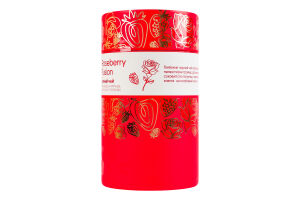 Чай чорний байховий ароматизований листовий з рослино-фруктовою сировиною Трояндово-ягідний ф'южн Tea Moments тубус 70г