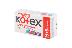 Тампон Kotex Ultra Sorb Silky Cover mini 16шт