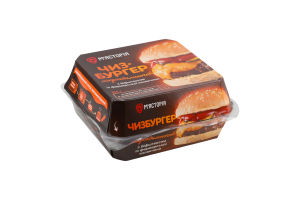 Чизбургер с бифштексом из фермерской говядины М'ясторія к/у 250г