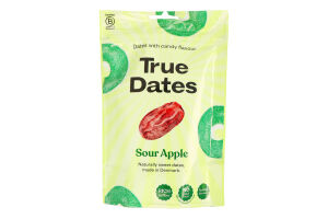 Фініки True Dates Sour Apple сушен смак зел яблука