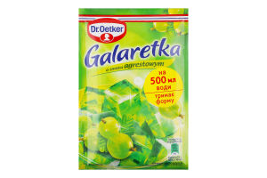Желе зі смаком аґрусу Galaretka Dr.Oetker м/у 72г