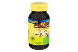 Nature Made Standardized Extract Super Saw Palmetto - 30 CT
