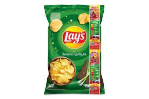 Чипсы картофельные Зеленый лук Lay's м/у 120г