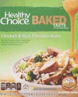 Healthy Choice Baked Chicken & Rice Cheddar Bake