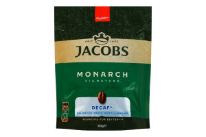Кава розчинна сублімована декофеїнована Monarch Jacobs д/п 60г