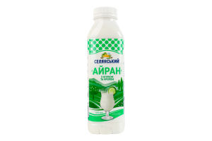 Айран 1.6% с огурцом и укропом Селянський п/бут 420г