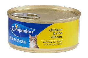Companion Premium Cat Food Chicken & Rice Dinner 5.5 OZ