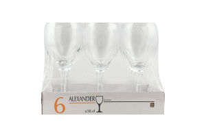 Набір келихів 180мл №94503-SC6B8 Alexander Uniglass 6шт