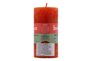 Свіча Bolsius 100/50 рустік Землистий помаранчевий, арт. 103668770335